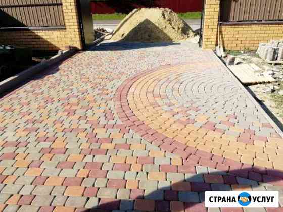 Укладка тротуарной плитки Белгород
