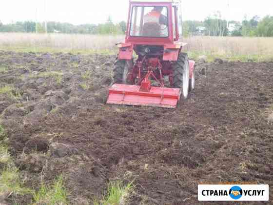 Пахота и фрезерование земли Луховицы