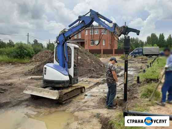 Аренда мини экскаватор Ямобур миниэкскаватор Санкт-Петербург