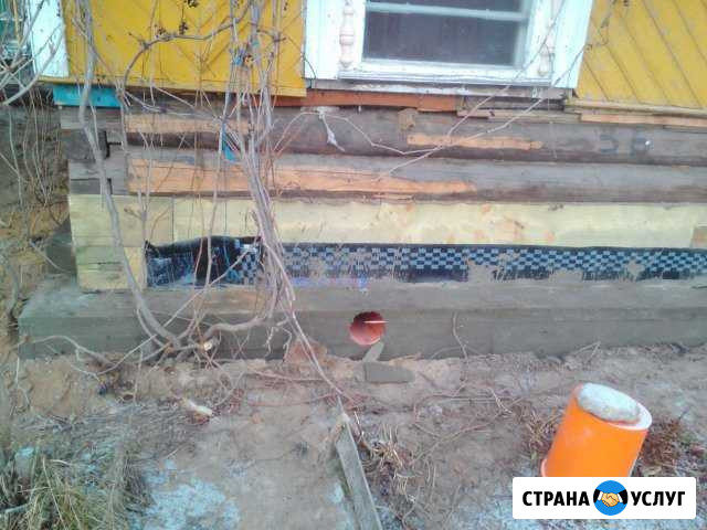 Подъем домов, ремонт фундаментов, замена венцов Всеволожск - изображение 1