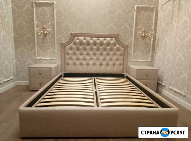 Мебель в каретной стяжке. Мягкие настенные панели Ижевск - изображение 1