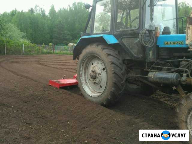 Вспашу участок.плуг, почвофреза. Щётка, прицеп Рыбинск - изображение 1