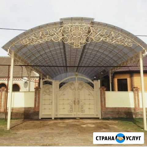 Навесы из поликарбоната Хасавюрт - изображение 1