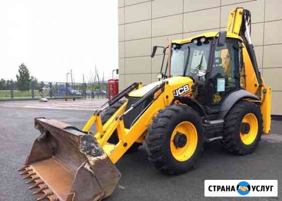 Услуги трактор Экскаватор погрузчик jcb3cx Сочи