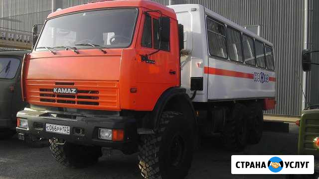 Аренда вахтовки-вездехода, манипулятора, ца-320 Краснодар - изображение 1