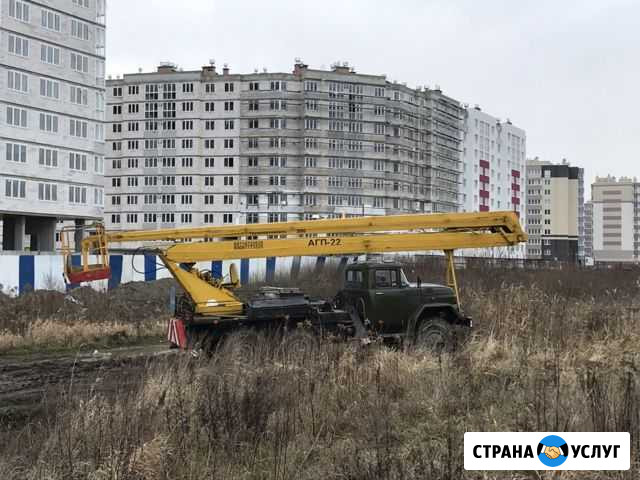 Услуги(аренда) автовышки 22 м Калининград - изображение 1