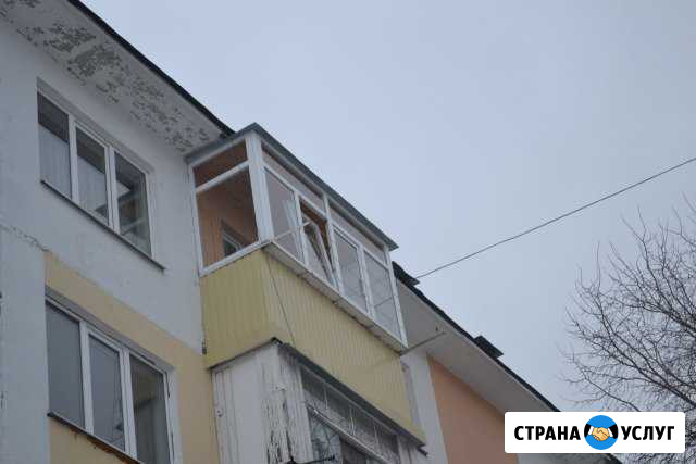 Пластиковые балконы и окна металлические рамы Белгород - изображение 1