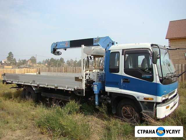 Услуги манипулятора 5x2.10 борт 5т. стрела 3 т Краснодар - изображение 1