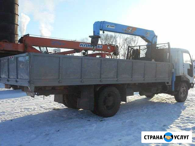 Грузоперевозки Кран-манипулятор(воровайка) Кемерово - изображение 1
