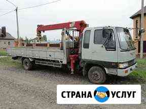 Манипулятор самопогрузчик эвакуатор кран3т борт5т Челябинск