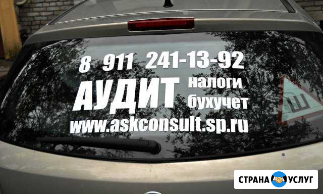 Наклейки на заднее стекло авто Санкт-Петербург - изображение 1