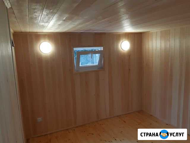Бани. Веранды. Монтаж вагонки Барнаул - изображение 1