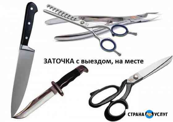 Заточка ножниц, кусачек, ножей на выезде, почтой Москва