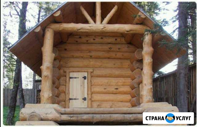 Сборные бани дома русская рубка сруб Иркутск - изображение 1