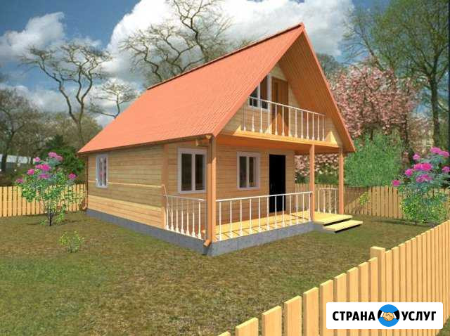 Дома и бани из проф. бруса в т.ч. каркасные Великий Новгород - изображение 1