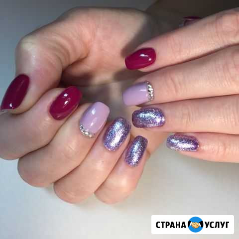 Гель-лак, маникюр, наращивание, педикюр, шеллак Королев - изображение 1