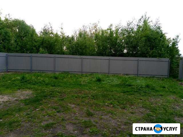 Установка забора Кинешма - изображение 1