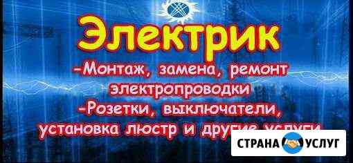 Услуги электрика Муромцево