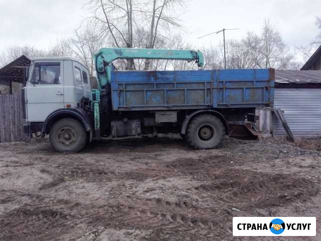 Услуги крана-манипулятора кму Архангельск - изображение 1