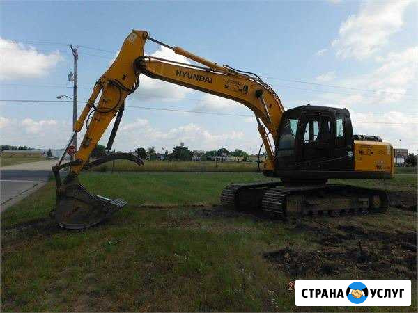 Аренда гусеничного экскаватора Hyundai (ковш 1м3) Москва - изображение 1