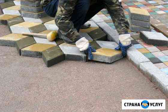 Укладка тротуарной плитки профессионально Новошахтинск