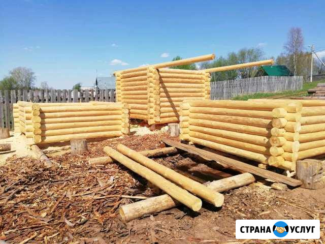 Срубы 5/3,дома,бани,беседки, строительство Воткинск - изображение 1