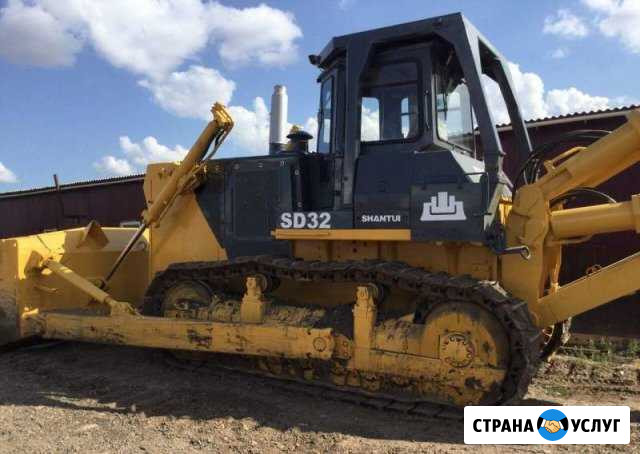 Услуги бульдозера shantui SD16 и SD32 Красноярск - изображение 1