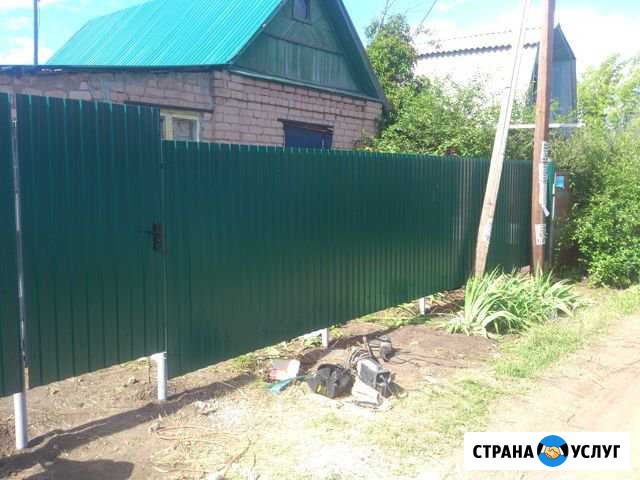 Забор из профнастила под ключ Таганрог - изображение 1