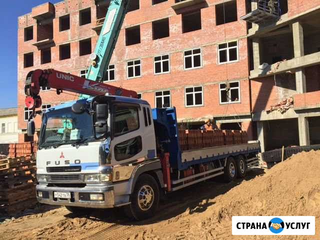 Услуги кран борта до 13 тон Иркутск - изображение 1