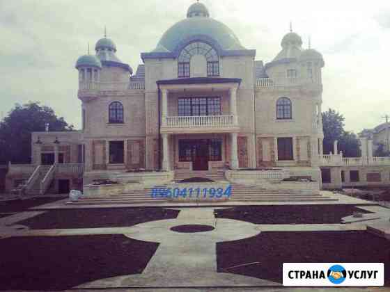 Облицовка пиленным камнем Махачкала