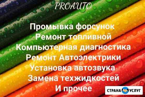Компьютерная диагностика,промывка форсунок Новокузнецк