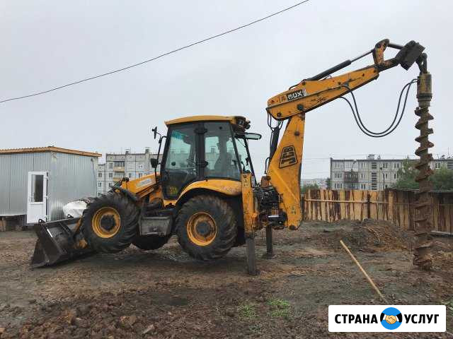 Экскаваторы, гидромолот, ямобур до 11м, трамбовка Ачинск - изображение 1