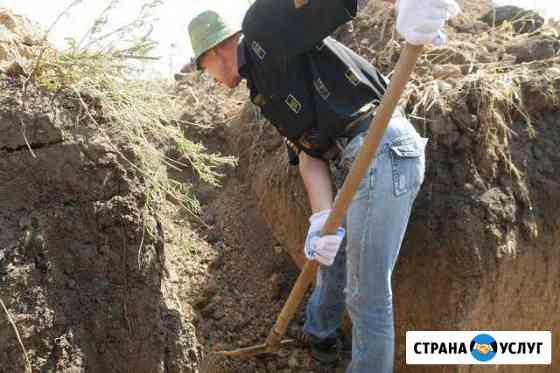 Демонтаж копка траншей Уборка спил деревьев Тула