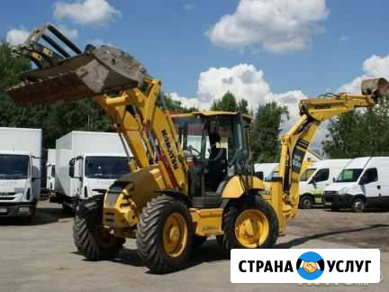 Аренда экскаватора-погрузчика komatsu Ярославль - изображение 1