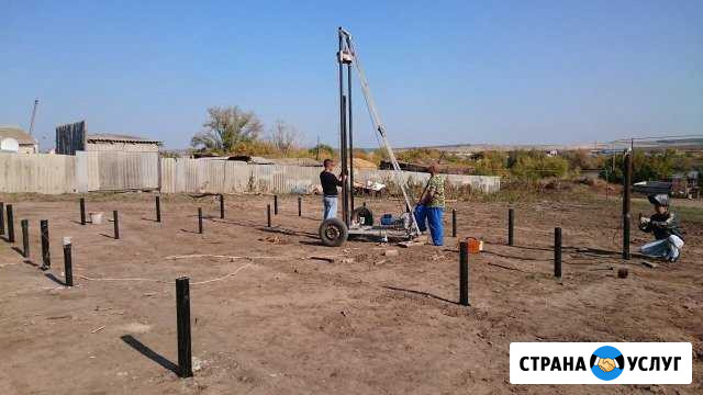 Забивка труб под фундамент, монтаж винтовых свай Нягань - изображение 1