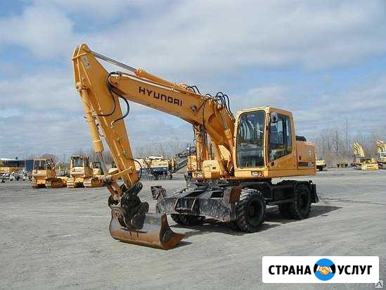 Аренда колесного экскаватора Hyundai170 гидромолот Москва - изображение 1