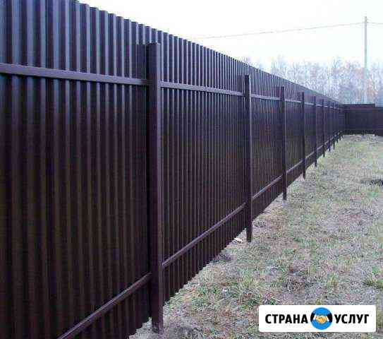 Строим заборы из профнастила Сарапул