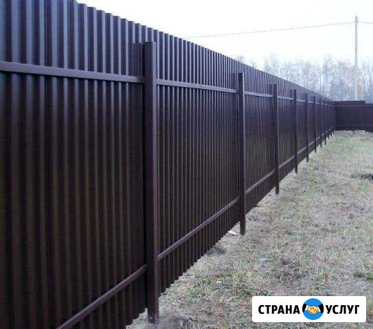 Строим заборы из профнастила Сарапул - изображение 1