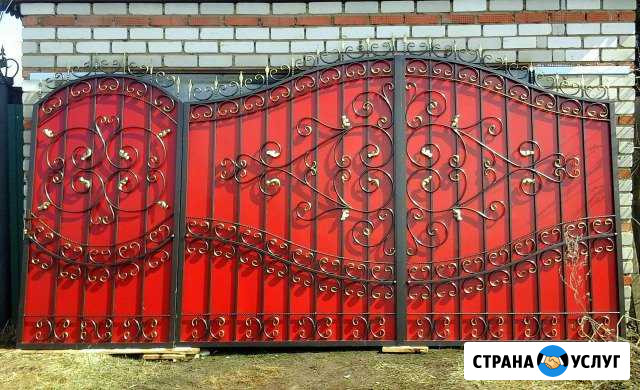 Художественная ковка. Ворота Можга - изображение 1