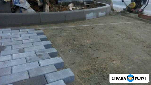 Укладка тротуарной плитки забор дренаж Истра - изображение 1