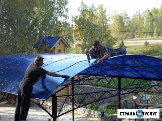 Навесы поликарбонат от и до Лесные Поляны