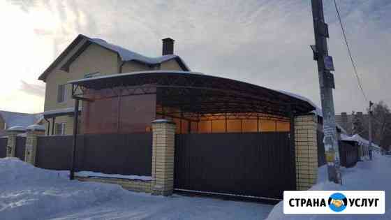 Навесы для авто, откатные ворота Жуковский