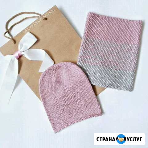 Шапка и снуд для девочки Пермь - изображение 1