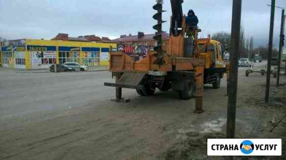 Ямобур,бурение,установка опор лэп,монтаж винтовых Волгоград