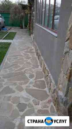 Выложим пластушкой(плиткой) дорожки в саду Ростов-на-Дону