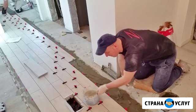 Укладка плитки. Ремонт ванной. Монтаж фартука Самара - изображение 1