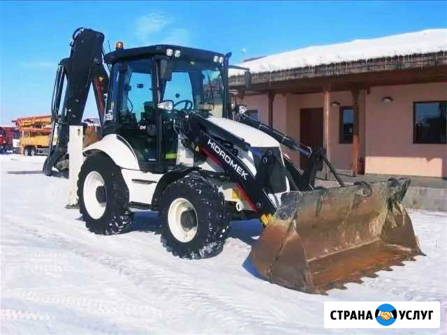 Экскаватор-погрузчик.Услуги.Аренда Курган - изображение 1