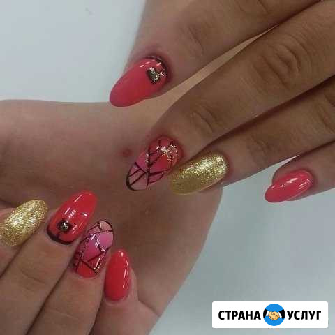 Маникюр, наращивание ногтей, шелак Солнечногорск - изображение 1