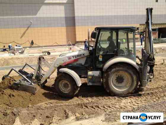 Аренда, услуги экскаватора-погрузчика terex860 Санкт-Петербург