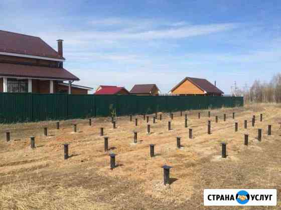 Монтаж винтовых свай Богородск
